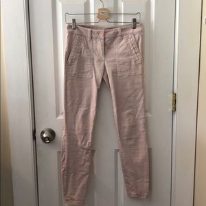 LOFT Moto Blush Crop Pants